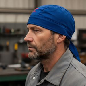 Image Bandana Bleu ignifugé