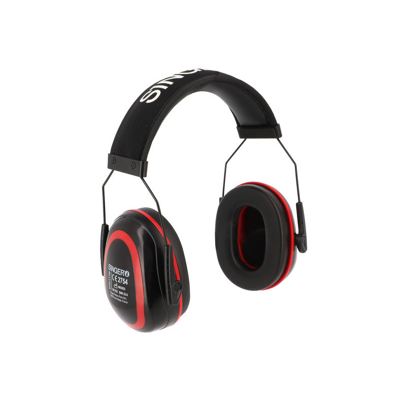 Casque anti bruit  arceau avec mousse de confort SNR 25.8 DB
