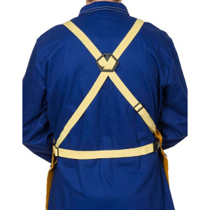 Image Tablier Golden Brown cuir croute bovin