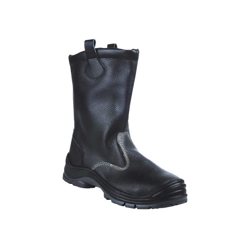 Bottes soudage hiver fourrée cuir