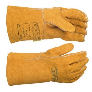 Gants soudeur MIG cuir croute bovin Golden Brown