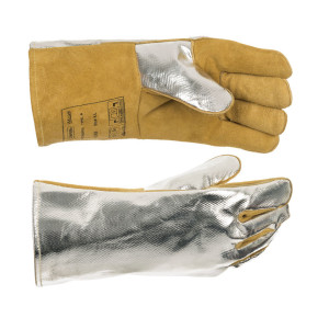 Gants soudeur MIG doublure COMFOflex aluminisé réflexion chaleur croute bovin