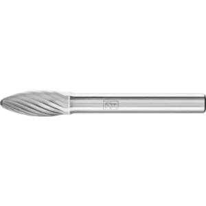 Fraises sur tige en carbure - Forme de flamme B