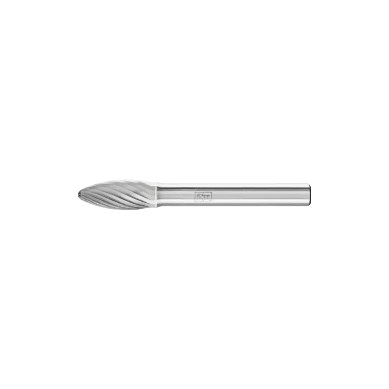 Fraises sur tige en carbure - Forme de flamme B