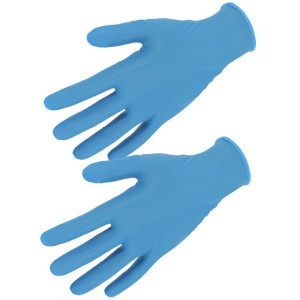 Gants nitrile contact alimentaire (100pcs)