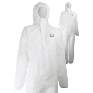 Combinaison de protection chimique blanche