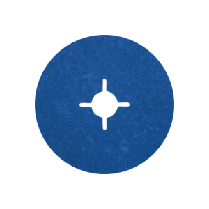 Disques fibre FS Version corindon zirconien Z-COOL - modele avec fente