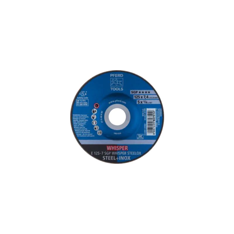 Disques à ébarber - WHISPER SGP STEELOX