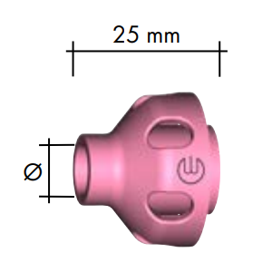 Buse céramique courte xFUME TIG