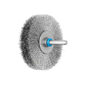 Brosses plates sur tige non torsadée RBUIT, INOX-TOTAL