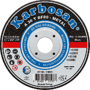 Disques à tronçonner acier