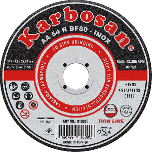 Disques à tronçonner inox