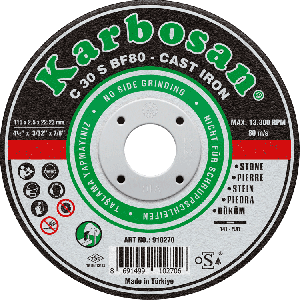 Disques à tronçonner fonte