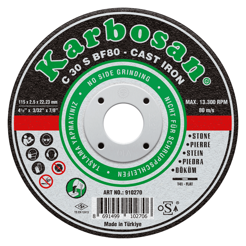 Disques à tronçonner fonte