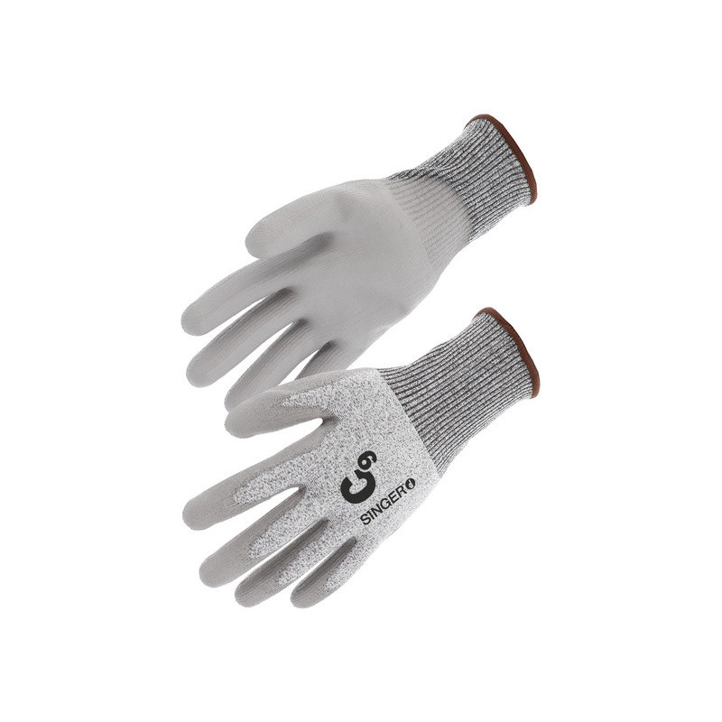 Gants anti coupure C paume enduite PU