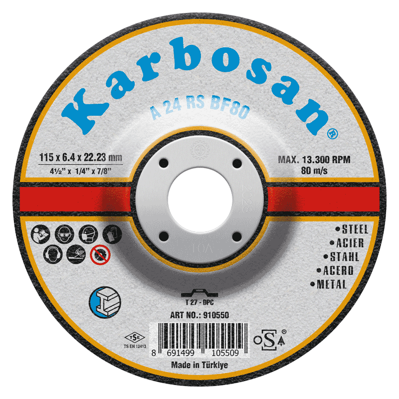 Disques à ébarber acier