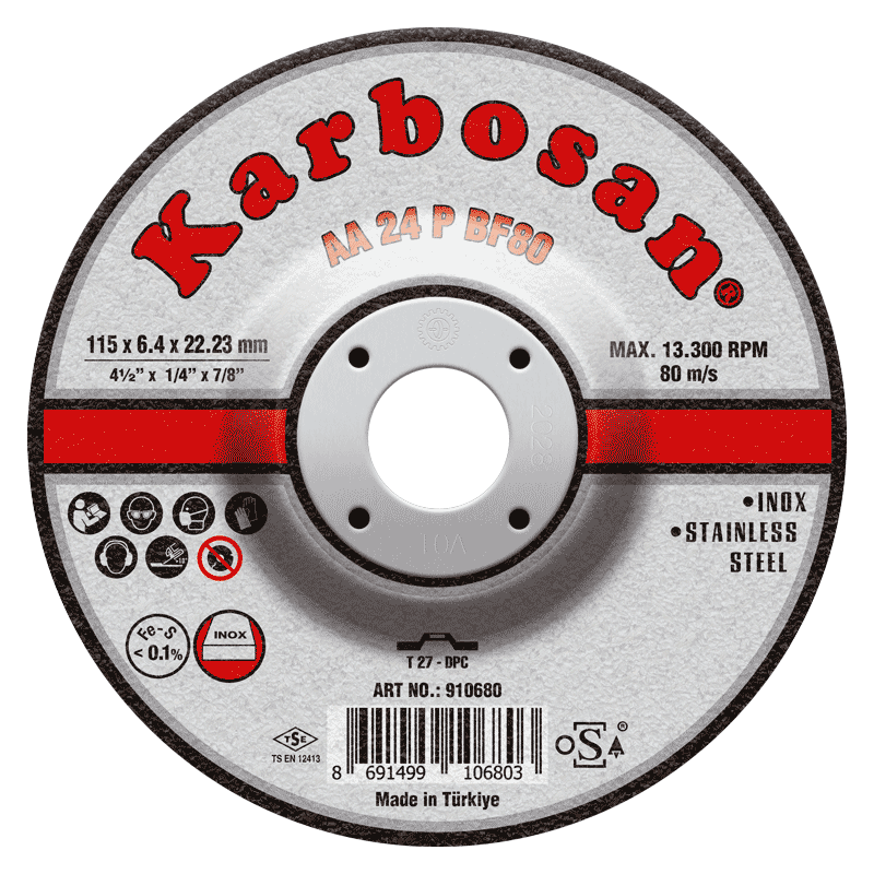 Disques à ébarber inox