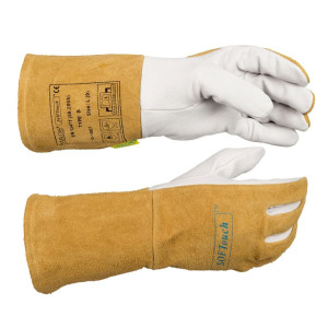 Image Gants TIG SOFTouch cuir de chèvre et cuir bovin croute