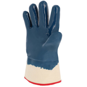 Gant nitrile enduction lourde manchette toile