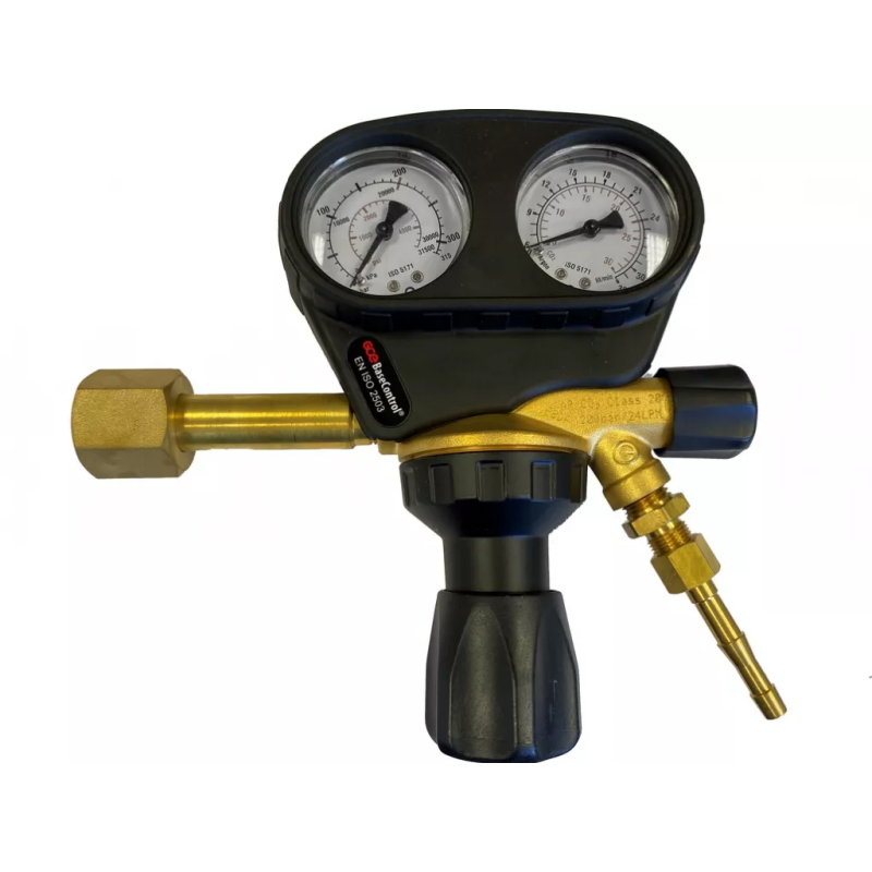 Débilitre Arg/CO2 avec robinet d'arrêt