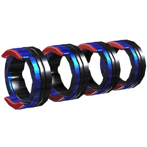 Jeu de galets moteur, 37 mm, 4 galets, rainure en V pour acier