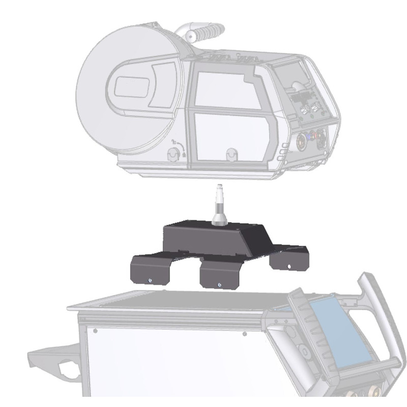 EWM Support dévidoir pivotant 360°